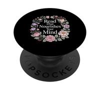 Read What Nourishes Your Mind État d’Esprit du Lecteur ||- PopSockets PopGrip Adhésif
