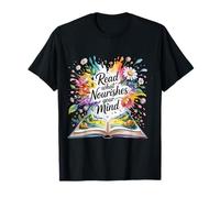 Read What Nourishes Your Mind Reader Mindset - T-Shirt