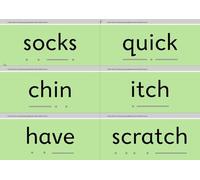 Read Write Inc. Fresh Start: 2024 Module Green Word Cards