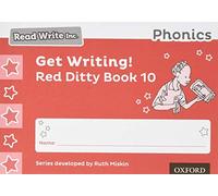 Read Write Inc. Phonics: Get Writing! Red Ditty Book – Pack de 10