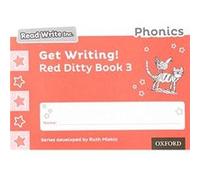 Read Write Inc. Phonics Get Writing Red Ditty Book 3 Pack of 10 by Ruth Miskin Ruth Miskin (Auteur)