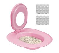 Readaeer Kit d'apprentissage de la propreté pour chat - Entraîneur de toilettes réutilisable | Système sanitaire efficace pour les chats à utiliser les toilettes, remplacement de la poubelle, gestion