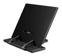 Readaeer Support de lecture portable Support livre de cuisine pour cuisine et bureau en métal pliable