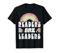 Readers are Leaders Bibliothécaire Professeur d'école Enseignant de Lecture T-Shirt