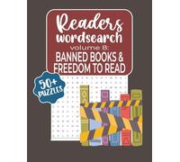 Readers Wordsearch Banned Books and Freedom to Read: A Puzzle Collection Celebrating Banned Titles, Library Advocates, and the Fight for Reading Freedom | 8.5x11, 113 pages | 50+ puzzles