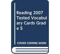 Reading 2007 Tested Vocabulary Cards Grade 5