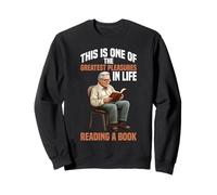 Reading a Book One of Life's Greatest Pleasures - Sweatshirt