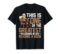 Reading a Book One of Life's Greatest Pleasures - T-Shirt