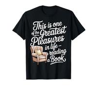 Reading a Book One of Life's Greatest Pleasures - T-Shirt