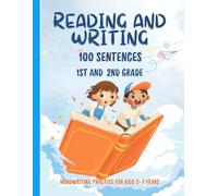 Reading And Writing 100 Sentences 1st and 2nd Grade, Handwriting Practice For Kids 5-7