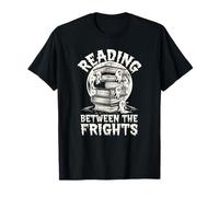 Reading Between The Frights Jeu de Mots Amusant pour Halloween T-Shirt