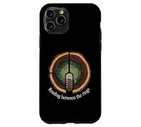 Reading Between The Rings Tree Ring Nature Art Coque pour iPhone 11 Pro