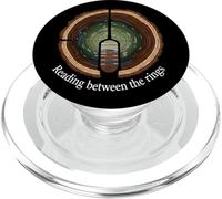 Reading Between The Rings Tree Ring Nature Art PopSockets PopGrip pour MagSafe
