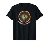 Reading Between The Rings Tree Ring Nature Art T-Shirt