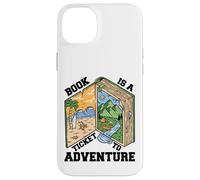 Reading Book is a Ticket to Adventure - Rat de bibliothèque Avid Reader Coque pour iPhone 14 Plus