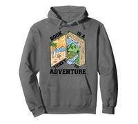 Reading Book is a Ticket to Adventure - Rat de bibliothèque Avid Reader Sweat à Capuche