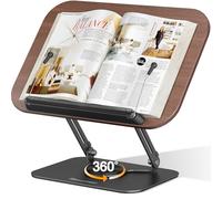 Reading bookshelf, foldable desktop bookshelf, hands-free, office, kitchen, cookbook, textbook, cookbook, tablet and laptop display stand