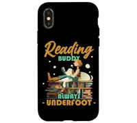 Reading Buddy Always underfoot Coque pour iPhone X/XS