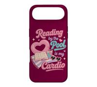 Reading by The Pool Lover Summer Vacation Humour Coque pour iPhone Air