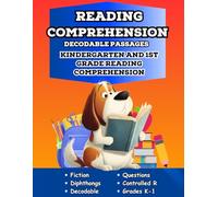 Reading Comprehension Decodable Passages: Kindergarten and First Grade Reading Comprehension for Diphthongs and Controlled R