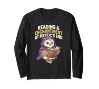 Reading & Enchantment At Mystics Citation M Owl Book Lover Club Manche Longue