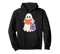 Reading Ghost So Many Books Cute Bookworm Reader Sweat à Capuche