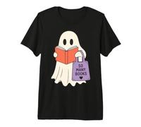 Reading Ghost So Many Books Cute Bookworm Reader T-Shirt Haut de Gamme