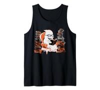 Reading Ghost - Spooky Library Halloween Tee Débardeur