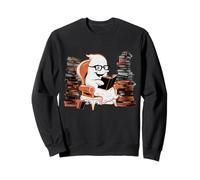 Reading Ghost - Spooky Library Halloween Tee Sweatshirt