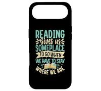 Reading Gives Us Someplace to Go When We Have to Stay Where Coque pour iPhone Air