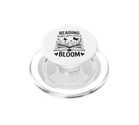 Reading Helps Your Mind Bloom Rat de bibliothèque Design littéraire PopSockets PopGrip pour MagSafe