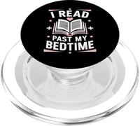 Reading I Read Past My Bedtime Lecteur de Livres PopSockets PopGrip pour MagSafe