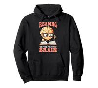 Reading is Food for Your Brain Lecteur Hobby BIBLAIRE - Sweat à Capuche