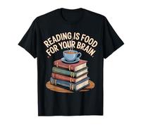 Reading is Food for Your Brain Lecteur Hobby BIBLAIRE |- T-Shirt