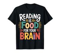 Reading is Food for Your Brain Lecteur Hobby BIBLAIRE |- T-Shirt