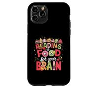 Reading is Food for Your Brain Livres pour Enfants Personnages Coque pour iPhone 11 Pro