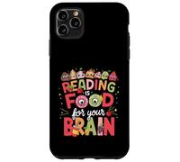 Reading is Food for Your Brain Livres pour Enfants Personnages Coque pour iPhone 11 Pro Max