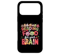 Reading is Food for Your Brain Livres pour Enfants Personnages Coque pour iPhone 17 Pro Max