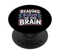 Reading is Food for Your Brain - PopSockets PopGrip Adhésif