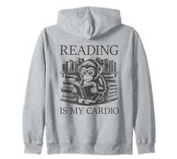 Reading Is My Cardio Sweat à Capuche