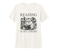 Reading is My Cardio T-Shirt Haut de Gamme