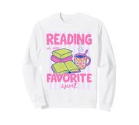 Reading is My Favorite Sport Book Lover Bookish Reader Sweatshirt