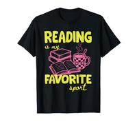 Reading is My Favorite Sport Book Lover Bookish Reader T-Shirt