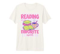 Reading is My Favorite Sport Book Lover Bookish Reader T-Shirt Haut de Gamme