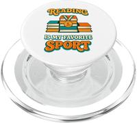 Reading is My Favorite Sport Rat de bibliothèque Amusant pour Les Amateurs de Livres PopSockets PopGrip pour MagSafe