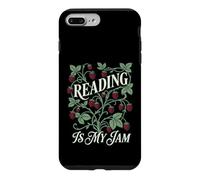 Reading is My Jam Art Botanical Strawberry Art Funny Book Lover Coque pour iPhone 7 Plus/8 Plus