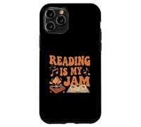 Reading is My Jam Book Lover Groovy Music Notes Retro Coque pour iPhone 11 Pro