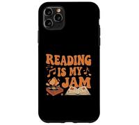 Reading is My Jam Book Lover Groovy Music Notes Retro Coque pour iPhone 11 Pro Max
