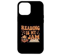 Reading is My Jam Book Lover Groovy Music Notes Retro Coque pour iPhone 12 Pro Max