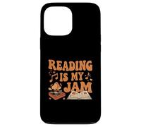 Reading is My Jam Book Lover Groovy Music Notes Retro Coque pour iPhone 13 Pro Max